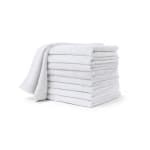 Luxury Huck Towel, 22x22, White